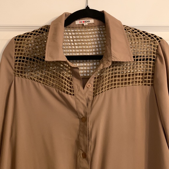 Semi-Sheer Maxi Tunic - Picture 9 of 12